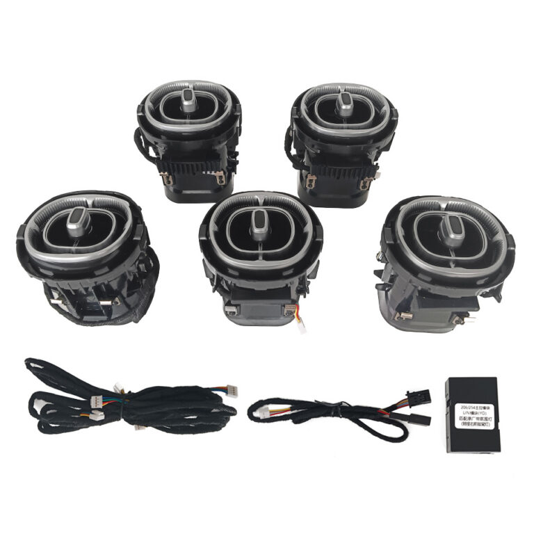 Front illuminated air vents