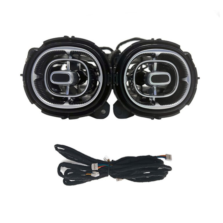 Rear illuminated air vents