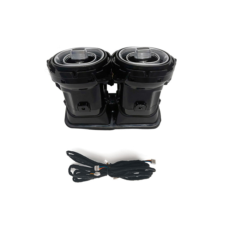 Rear illuminated air vents