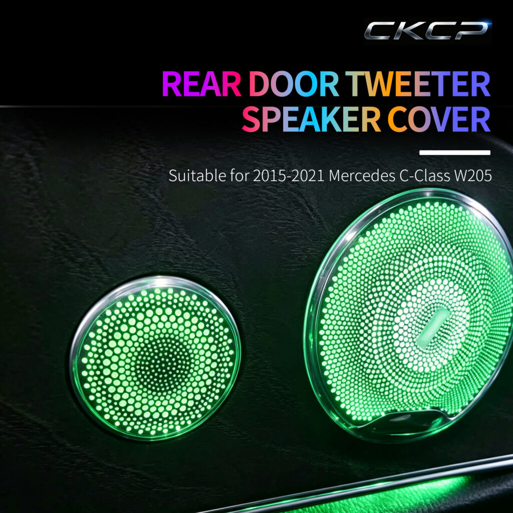 64 Colors Rear Door Small Tweeter Cover Ambient Light for Mercedes Benz C-Class W205 GLC X253 W213 Interior LED Atmosphere Lamp — main 2