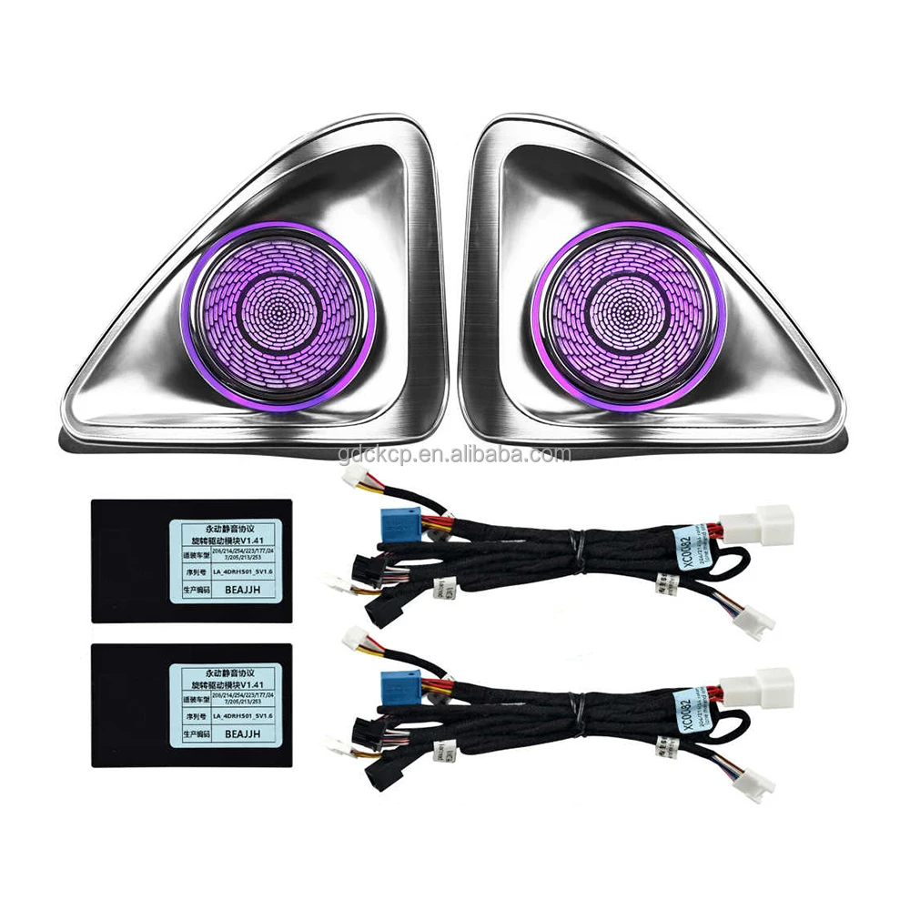 64-Color 4D Rotating Tweeters for Mercedes-Benz E-Class W214