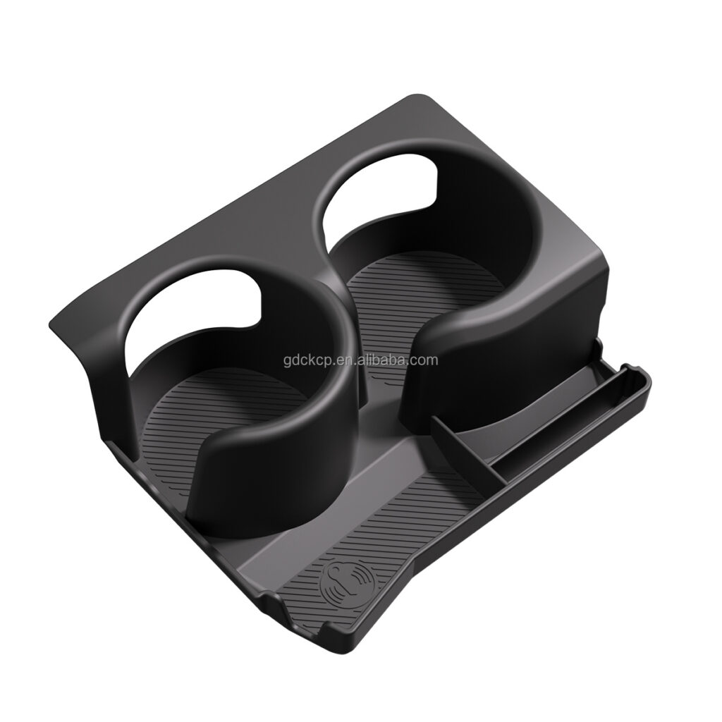 W214 Center Console Cup Holder Leather Case for Mercedes Benz E-Class 2024 Interior Accessories Car Cup Holder Tray