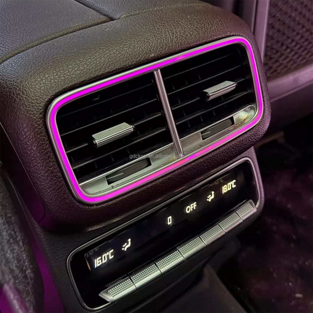 64 Color W167 Luminous Air Conditioning Vents Ambient Light for Mercedes Benz GLE/GLS 2020+ LED Air Outlet