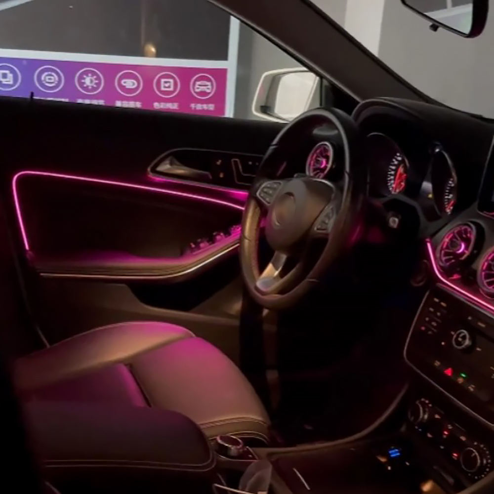 W176 Dynamic Symphony Ambient Light for Mercedes A/B-class W176 W246 CLA W117 GLA W156 Plug and Play No Wiring Required