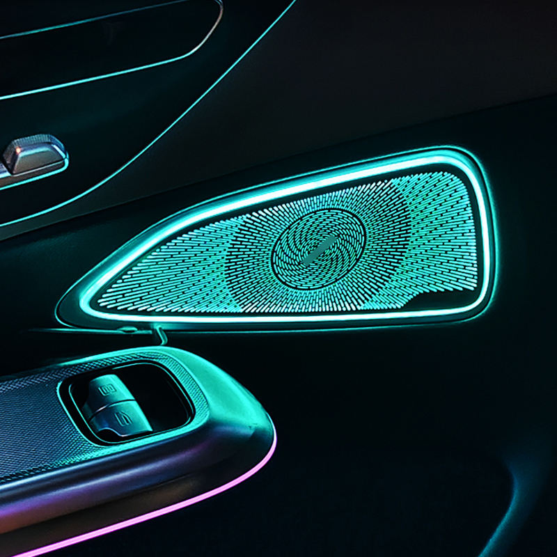 64-Color Ambient Light Kit, 4D Tweeters and Speaker Covers for Mercedes-Benz E-Class V214 Long-Wheelbase Saloon 2024-2026