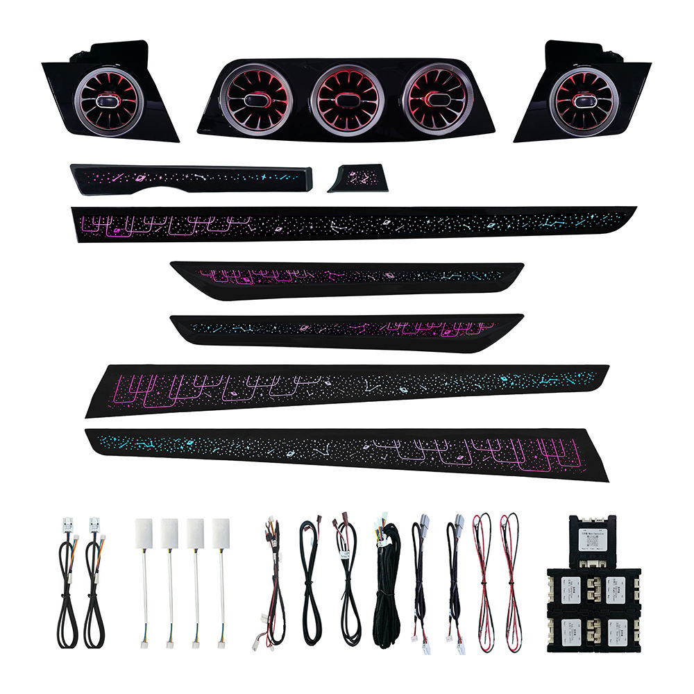 A207 E-Class Cabriolet 64 Color Ambient Light for 2010-2016 Mercedes-Benz Interior Lamp 4D Rotating Tweeter