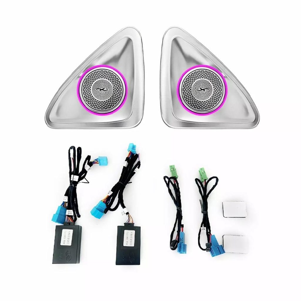 Factory Wholesale W177 4D Rotating Tweeter 64 Colors Ambient Light for Benz A-class 2019-2025 Rotating Treble Atmosphere Lamp