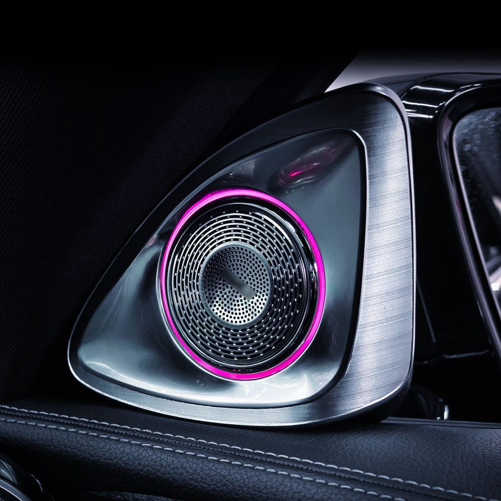 C238 E-Coupe 4D Rotating Tweeter 64 Colors Ambient Light for Mercedes Benz E-Coupe 2017-2022 4D Rotary Treble