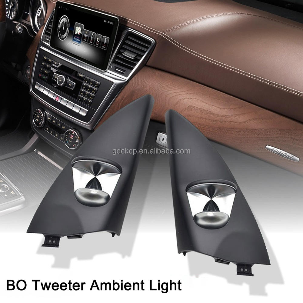 12 Colors A-pillar Hourglass Tweeter Ambient Lighting for Mercedes-Benz M-Class / GLE W166 SUV
