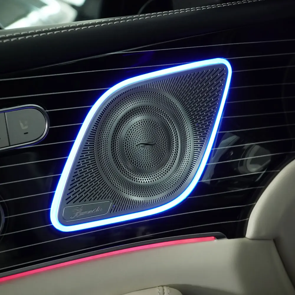 64 Colors Edge or Center Illuminated Door Speaker Covers for Mercedes-Benz GLS X167 SUV 2020-2026