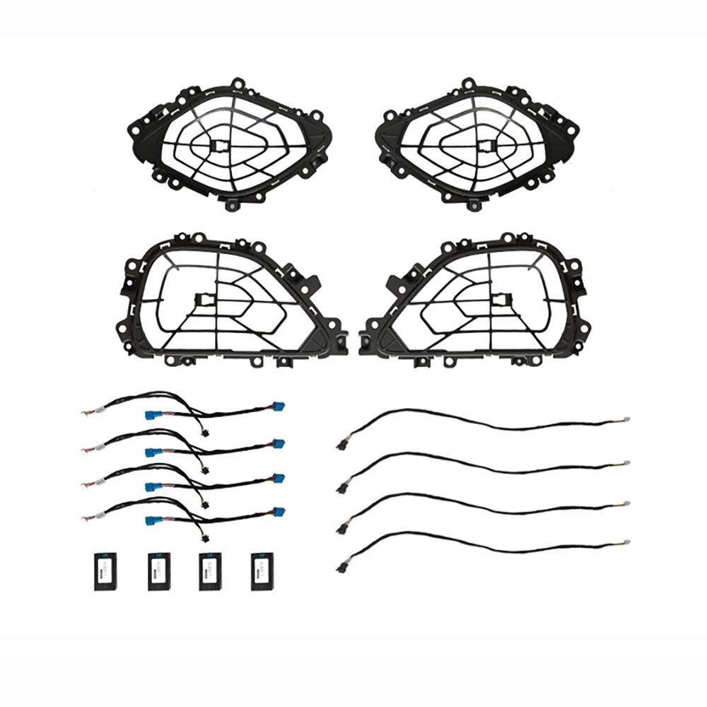 64 Colors Door Speaker Illumination Brackets — Metal Covers Not Included for Mercedes-Benz GLS X167 SUV 2020-2026