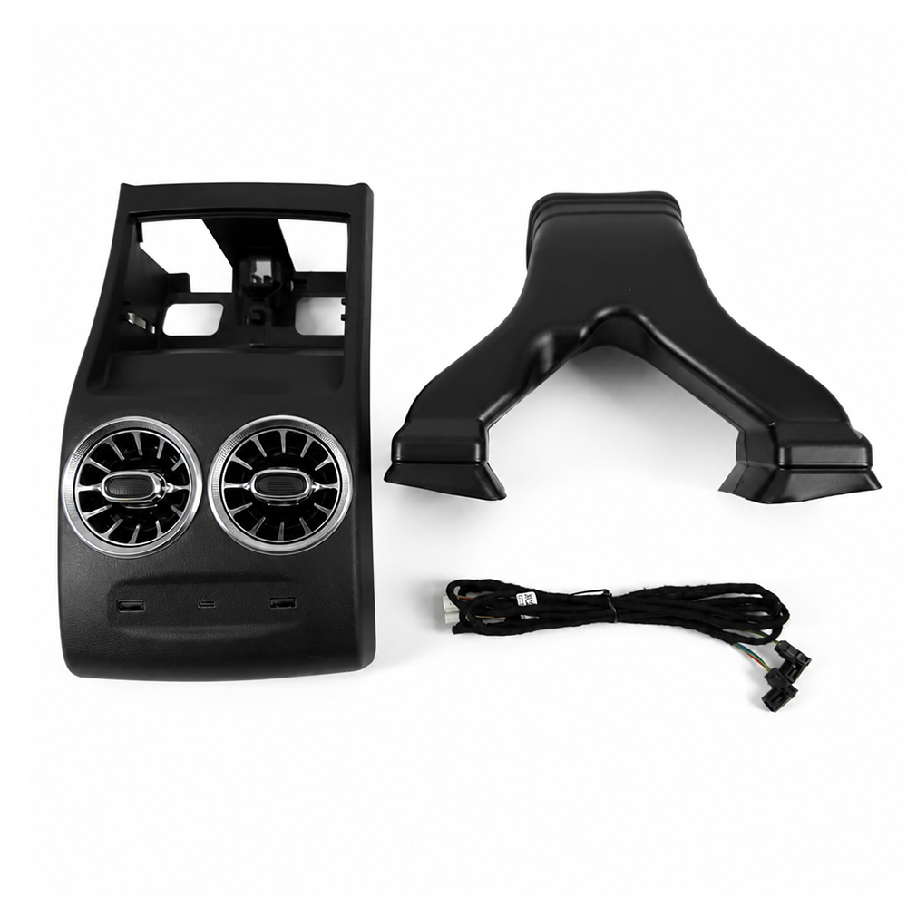 12 Colors Rear Air Vent Panel Ambient Light Non-destructive Installation for Mercedes W176 W117 X156 Retrofit Rear Air Outlet
