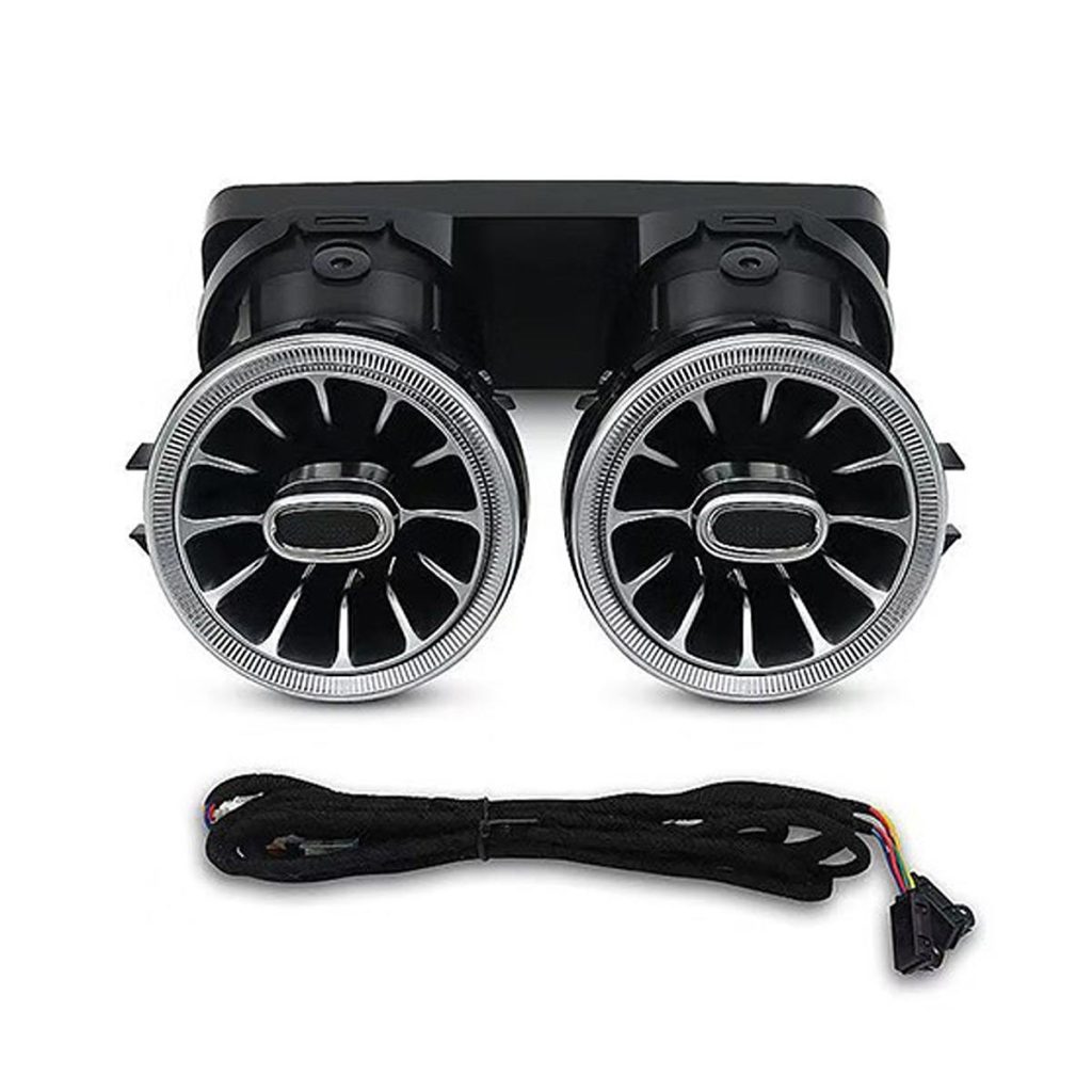 W257 Glowing Rear Turbine Air Vent 64 color Ambient Light For Mercedes-Benz CLS-class C257 E-coupe W238 W290 W464 Retrofit