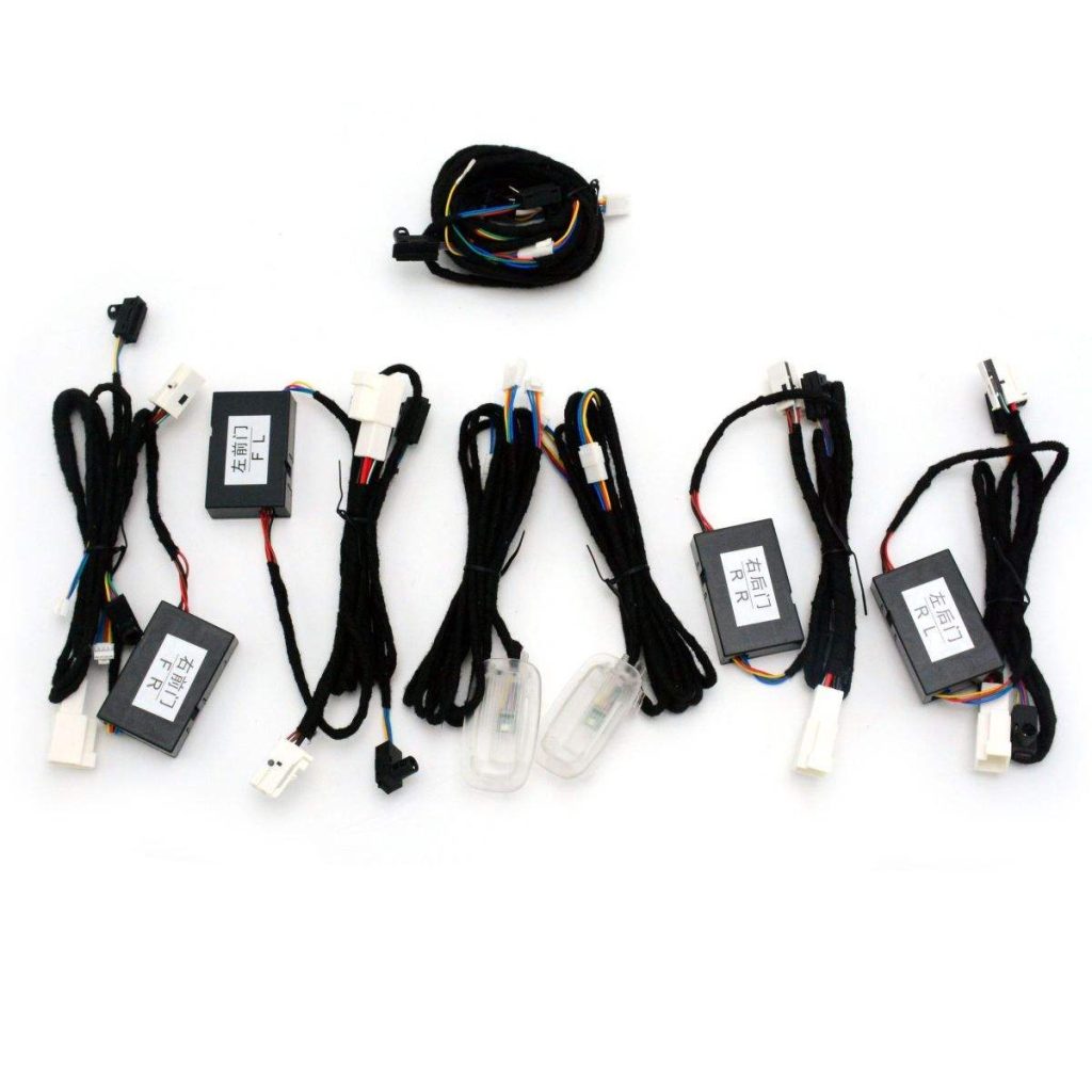 12 Colors Ambient Lighting and A-pillar Hourglass Tweeter Options for Mercedes-Benz CLS C218 Four-door Coupé 2012-2017