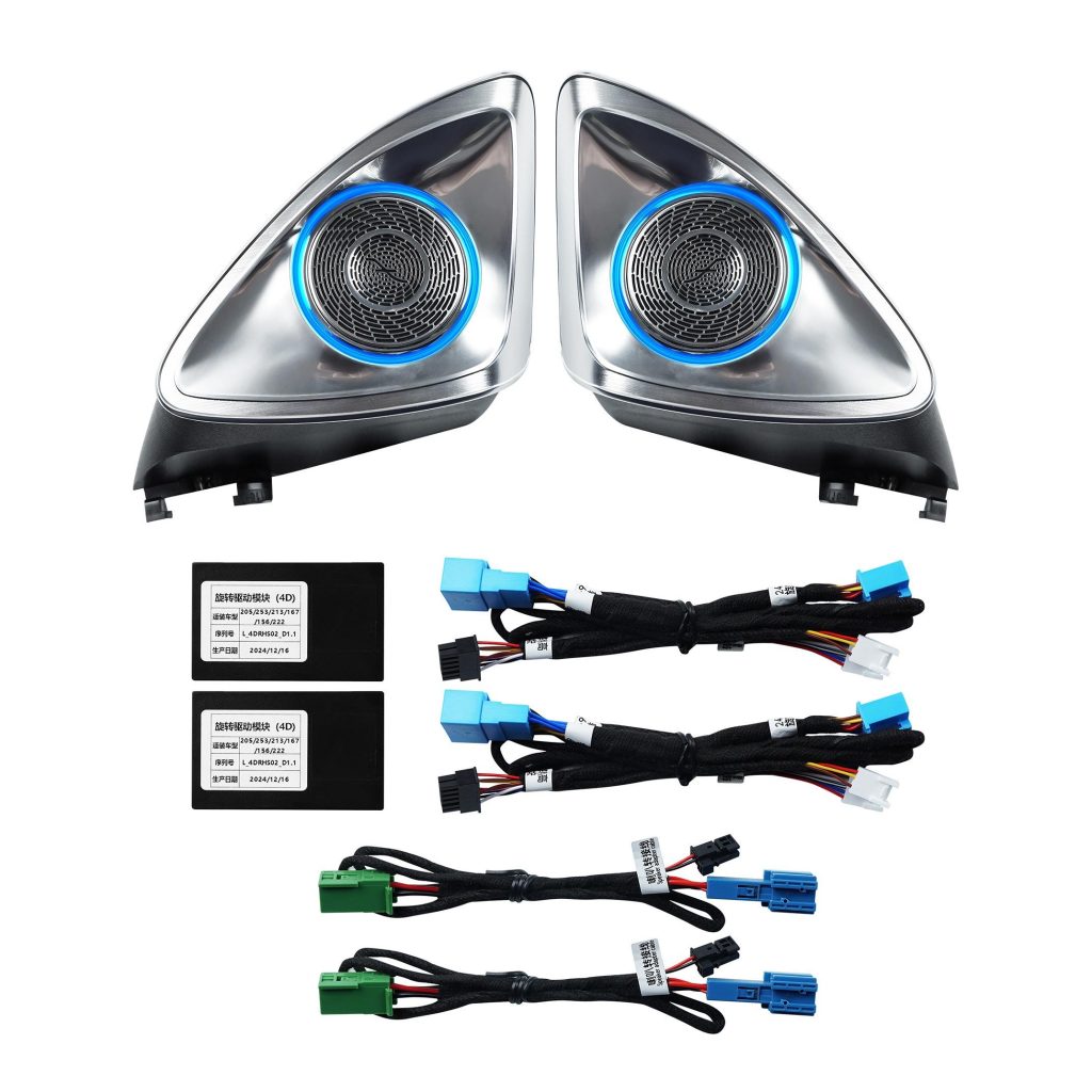 Factory Wholesale W118 4D Rotating Tweeter 64 Colors Ambient Light For Benz CLA-class 2020-2025 Rotating Treble Atmosphere Lamp