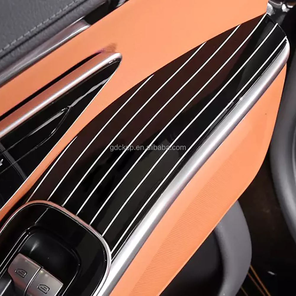 Piano Black Interior Panel for Mercedes Benz W223 S-Class 2021+ S400 Upgraded S500 Dashboard & Door Decorative Trim Cover 6PCS