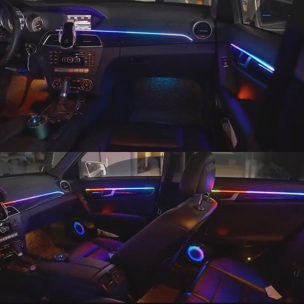 Factory Price High Quality W204 Ambient Lighting Upgrade Kit for Mercedes-Benz C Class 2007- 2014 Interior LED Light