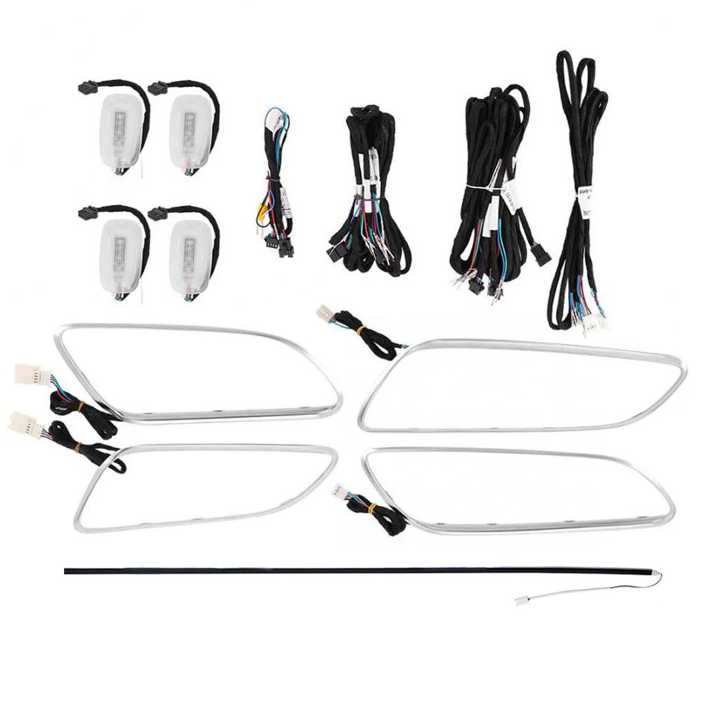 Auto Lighting System Interior Atmosphere 12 Colors CLA W117 Ambient Light for Mercedes Benz A-class W176 Ambience Light Car Door