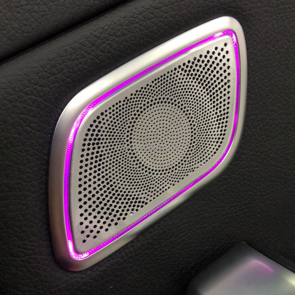 Rear Door Small Tweeter Ambient Light for Mercedes Benz A-Class W177 A200 A220 2019-2024 W247 W118 Luminous Auto Horn Cover
