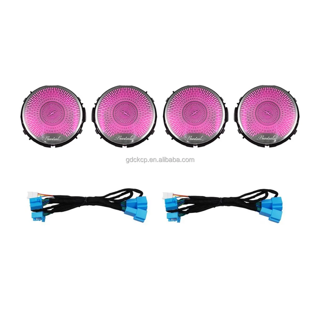 High Quality X253 Car Midrange Speaker Cover Ambient Light for Mercedes Benz GLC-Class 2016-2022 LED Horn Atmosphere Light
