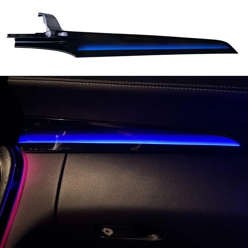 New Arrivals Piano Black Copilot Interior Panel Ambient Light for Mercedes-Benz GLC X253