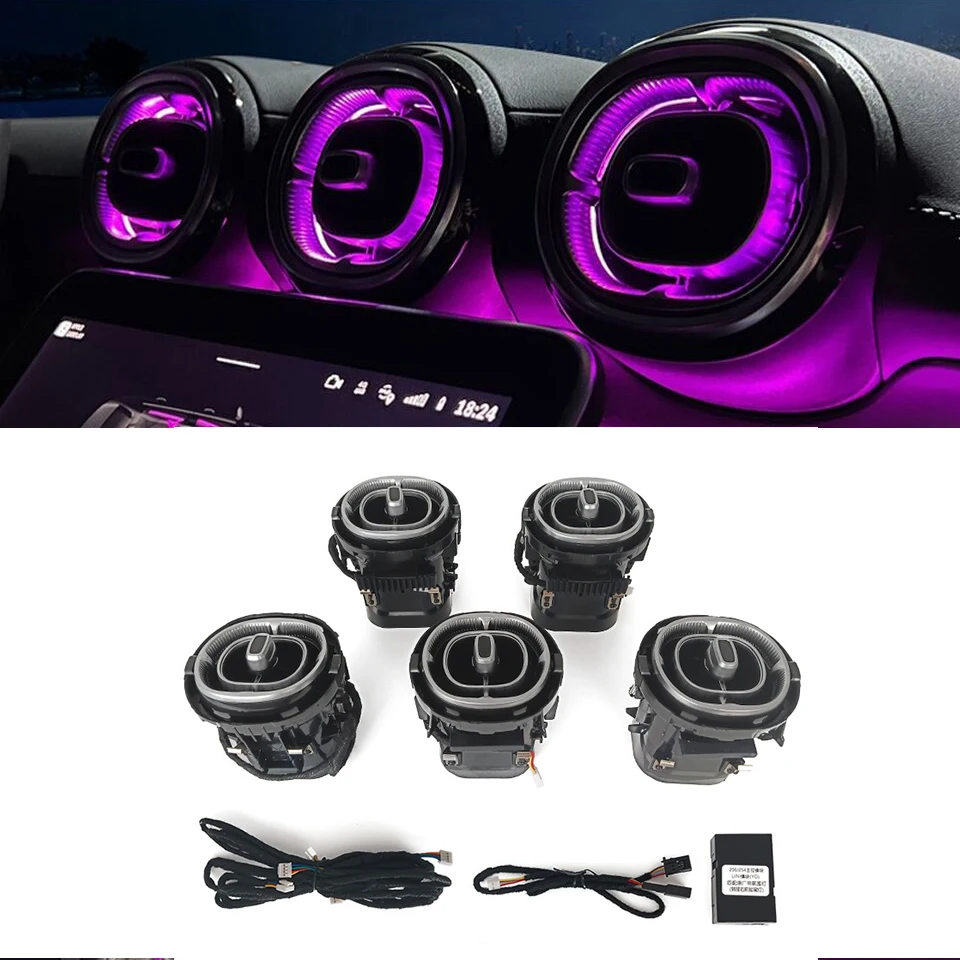 Glowing front air outlet for Mercedes-Benz GLC X254