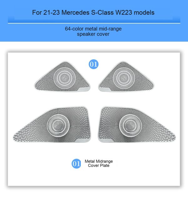 Metal speaker covers