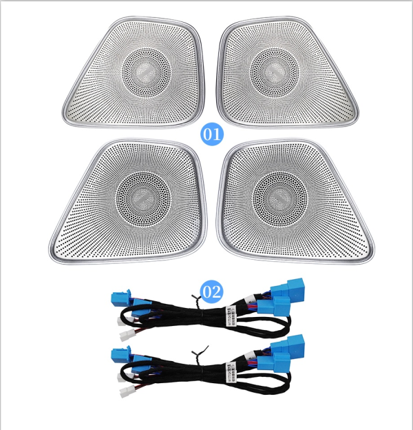 Illuminated speaker covers