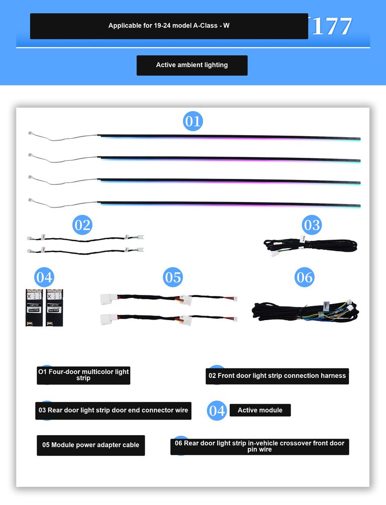 Active ambient-lighting kit