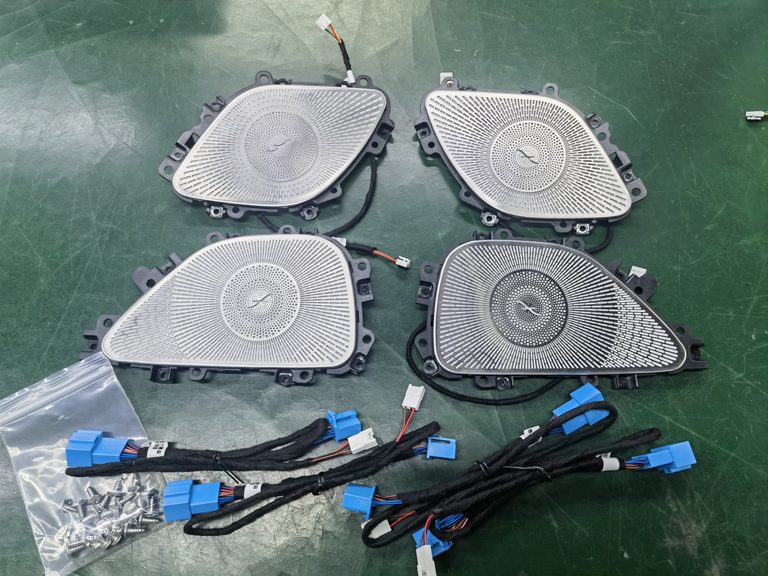 Illuminated speaker covers